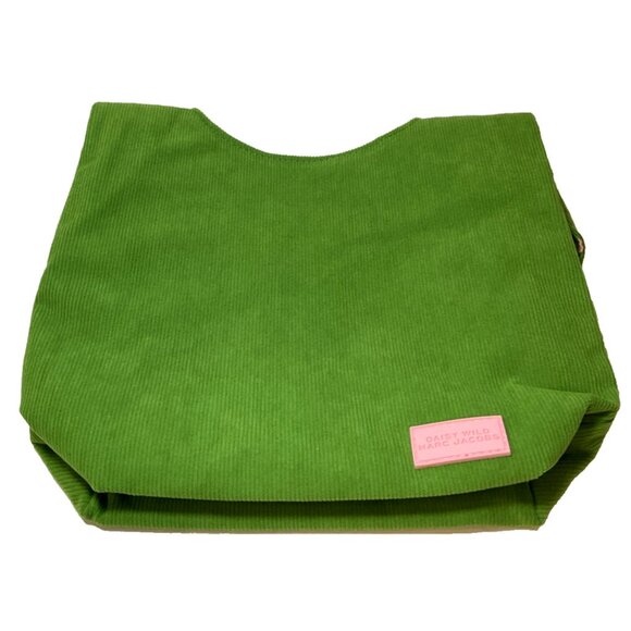 Marc Jacobs Daisy Wild Green Corduroy Tie Top Pouch Floral Fabric Bag EDP 5PC - Picture 8 of 13